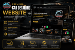 Detailing Website Template + Booking System[ENG]